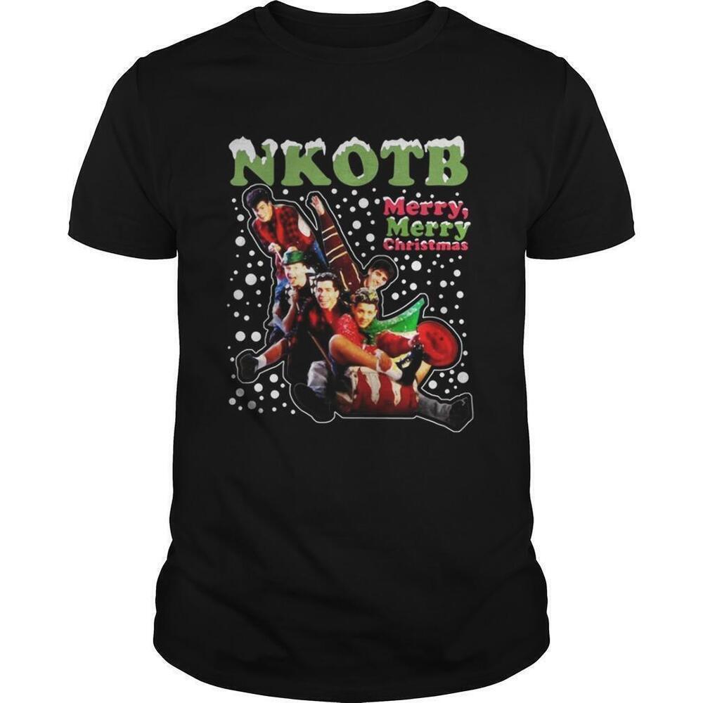New Kids On The Block Merry Merry Christmas Shirt